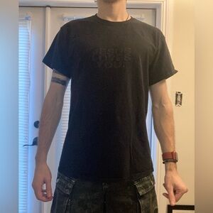 Jesus Loves You Company Logo Tee